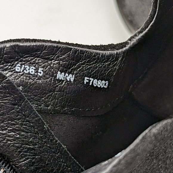 Born Women Arula Distressed Black Suede Western ankle boots size 6M NEW - Picture 6 of 9